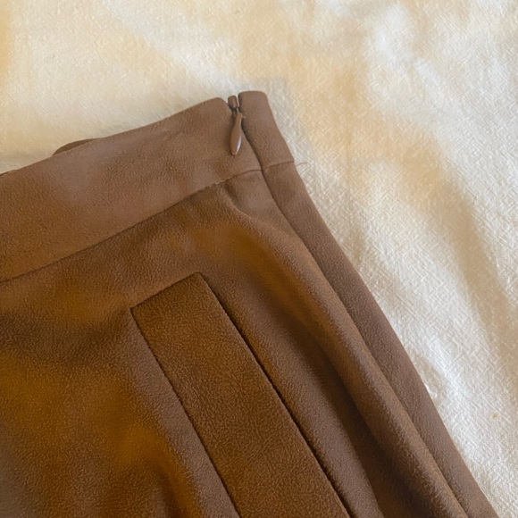 Anthropologie/Matison Stone Suede Skater Skirt, Small - Picture 8 of 13